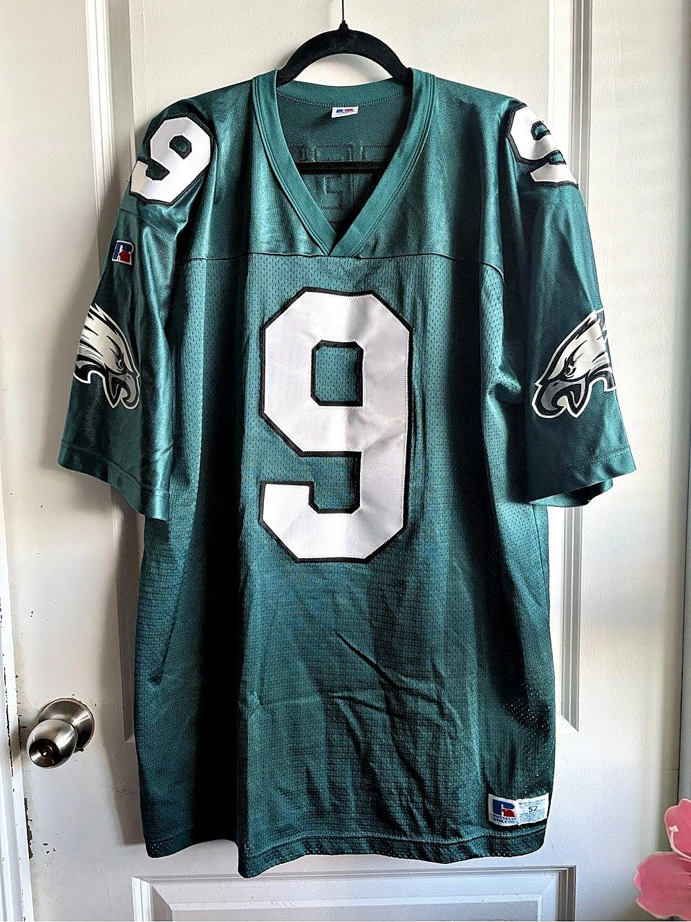 Vintage 1990s Philadelphia Eagles Rodney Peete #9 stitched jersey